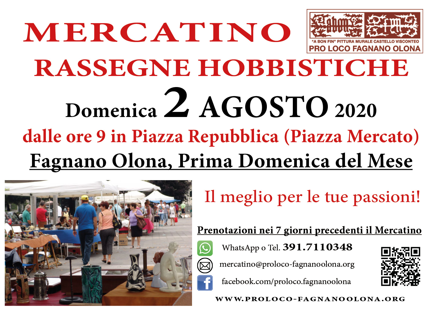 Mercatino, visite guidate e Beer Fest, 1 e 2 agosto