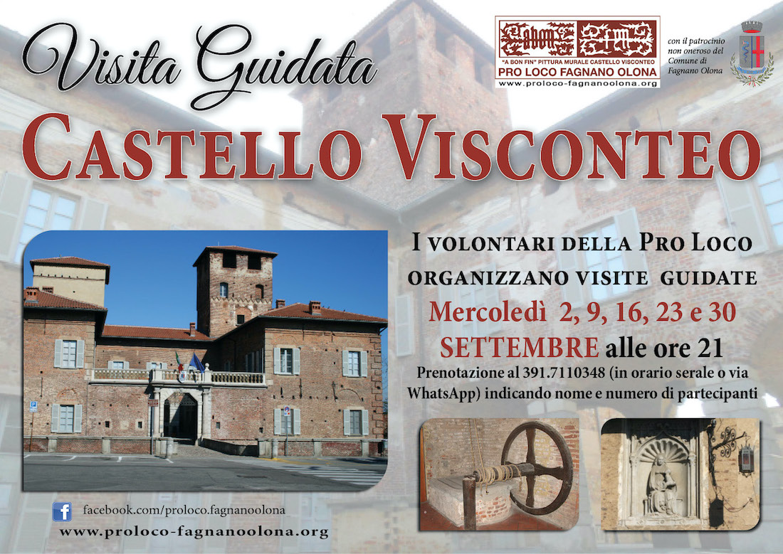 Visita al Castello mercoledì 16 settembre