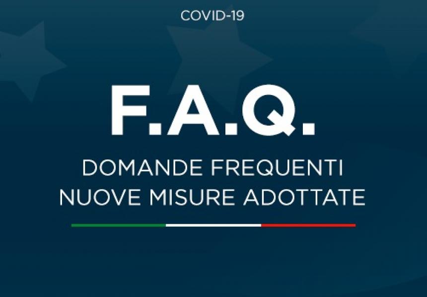 Domande frequenti sulle misure adottate dal Governo