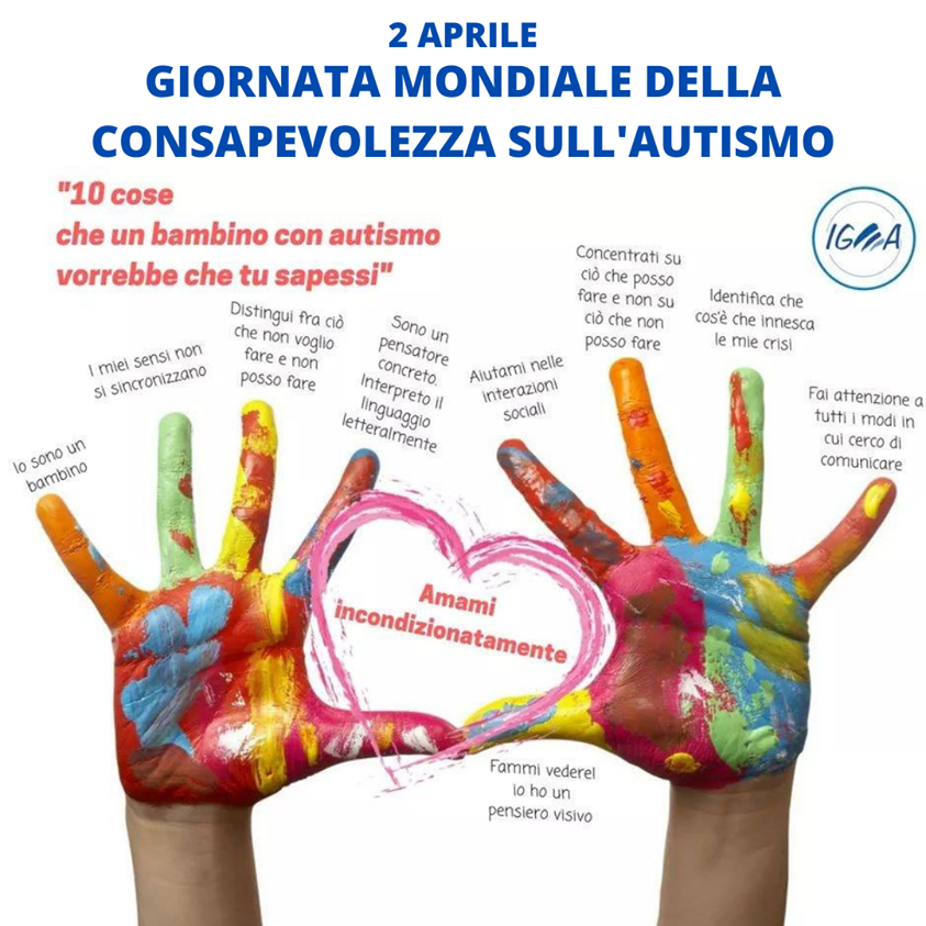 Giornata mondiale di consapevolezza sull’autismo