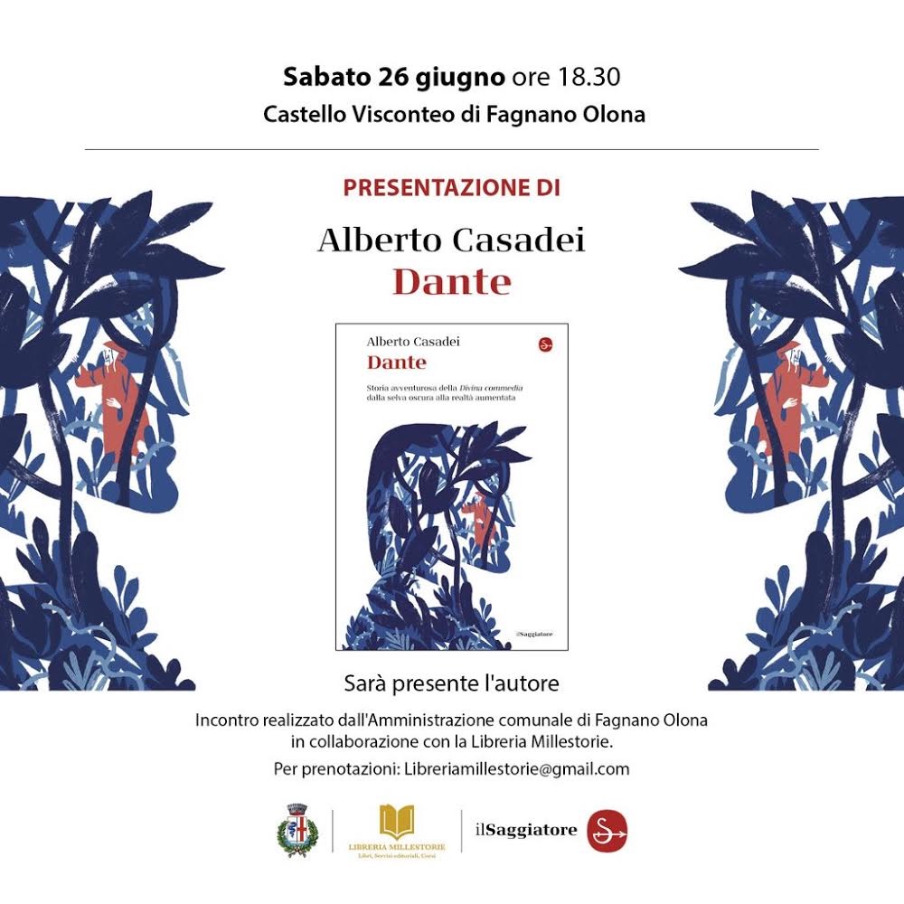 Presentazione libro “DANTE” di  Alberto Casadei