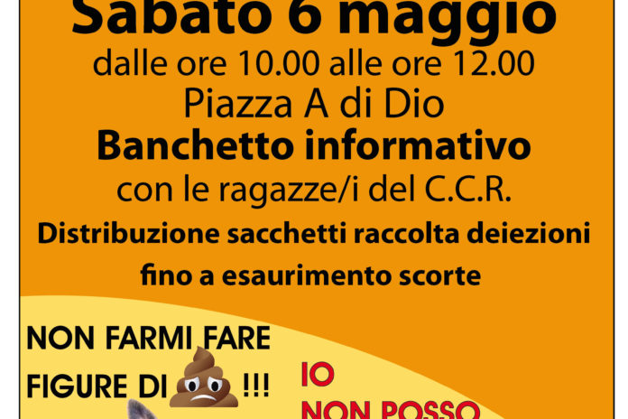 Campagna di sensibilizzazione sulla raccolta delle deiezioni canine – 6 maggio 2023