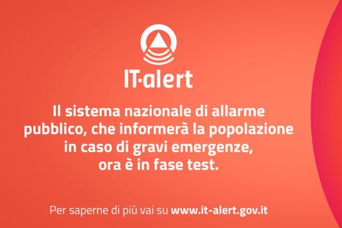 IT-Alert: 19 Settembre previsto il test per la Regione Lombardia